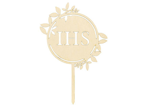 Picture of WOODEN TOPPER IHS 23CM